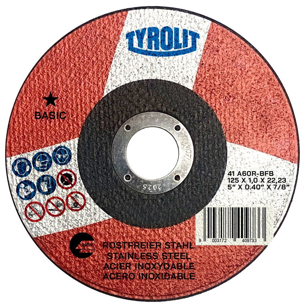 Disco De Corte Inox 125Mm